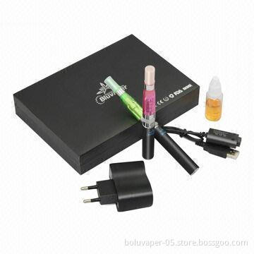 Electronic Cigarette Starter Kit, Giant Clearomizer and VV Battery/Huge Vapor/1-year Warranty